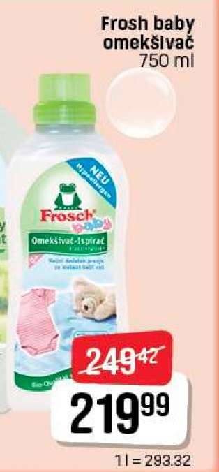 Frosch baby aviváž