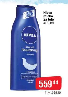 NIVEA Mleko za telo