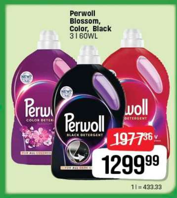 Perwoll Blossom, Color, Black