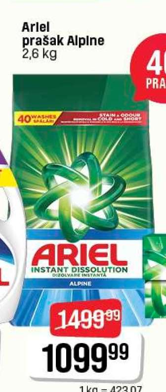 Ariel prašak Alpine