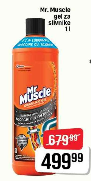 Mr. Muscle gel za slivnike