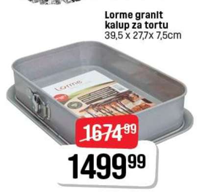 Lorme granit kalup za tortu