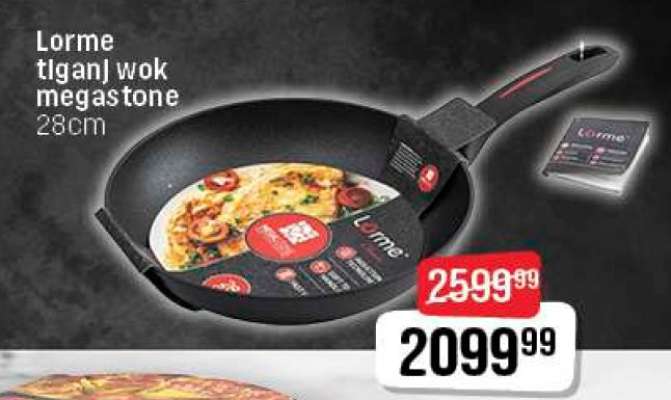 Lorme tiganj wok megastone 28cm