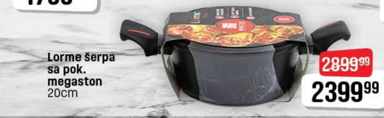 Lorme šerpa sa pok. megaston 20cm