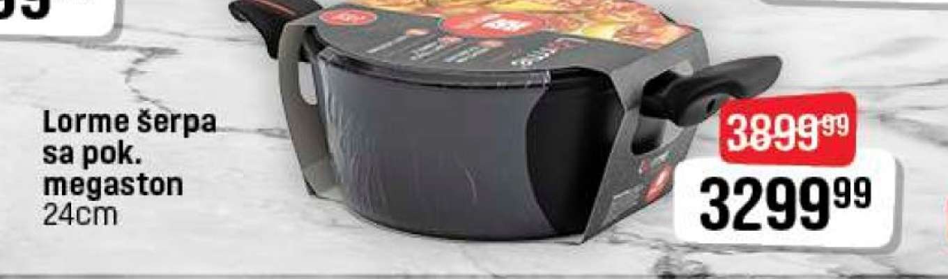 Lorme šerpa sa pok. megaston 24cm