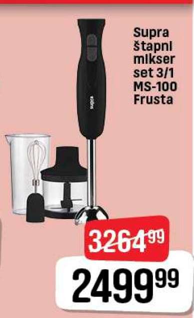 Supra štapni mikser set 3/1 MS-100 Frusta