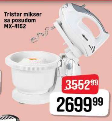 Tristar mikser sa posudom MX-4152