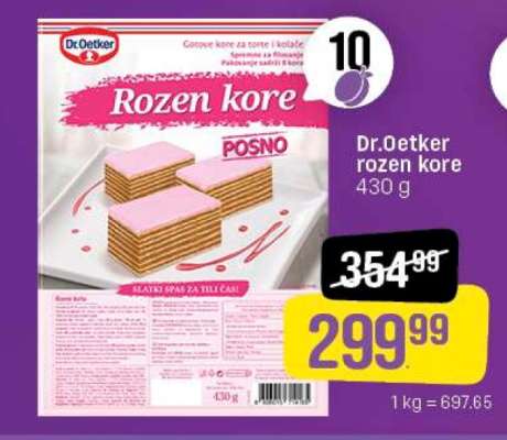 Dr.Oetker Rozen kore