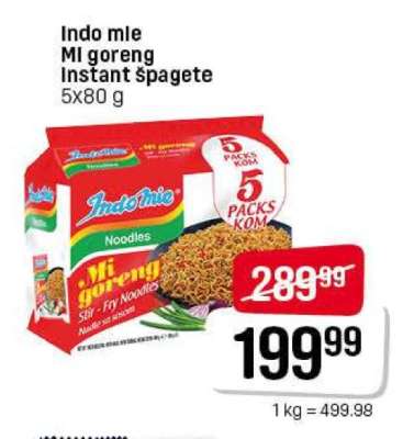 Indo mie MI goreng Instant špagete
