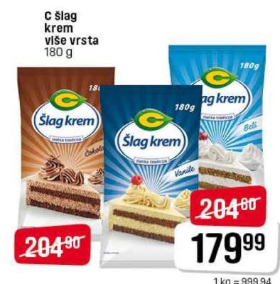 C Šlag krem