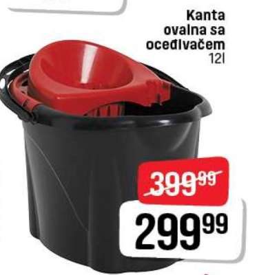 Kanta ovalna sa ocedivačem