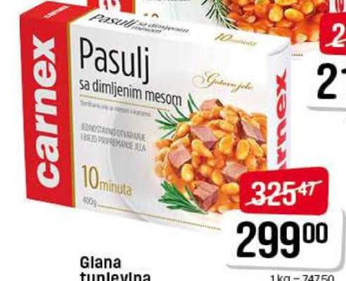 CARNEX PASULJ sa dimljenim mesom