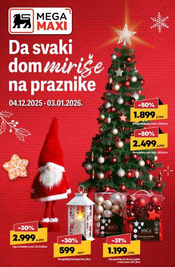 Mega Maxi katalog - 04.12.2025 - 03.01.2026.