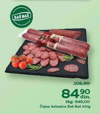 Čajna kobasica Baš Baš 100g