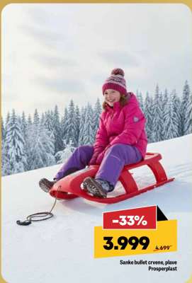 Sanke bullet crvene, plave Prosperplast