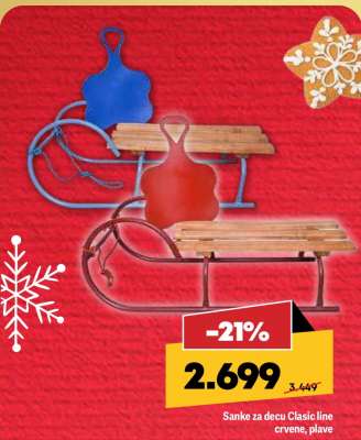 Sanke za decu Clasic line