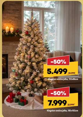 Kingston snežna jelka, 185x102cm