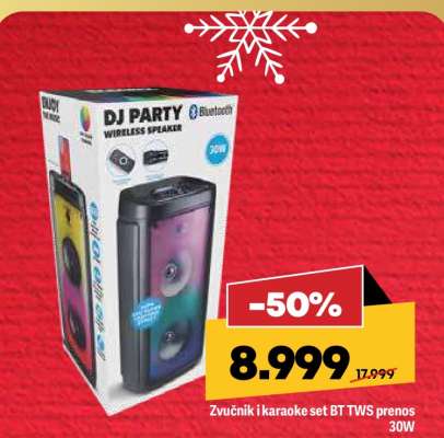 DJ PARTY WIRELESS SPEAKER