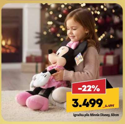 Igračka pliš Minnie Disney, 60cm