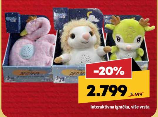 Interaktivna igračka, više vrsta