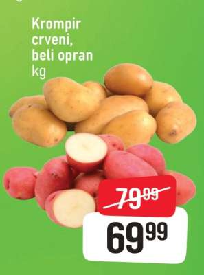 Krompir crveni, beli opran