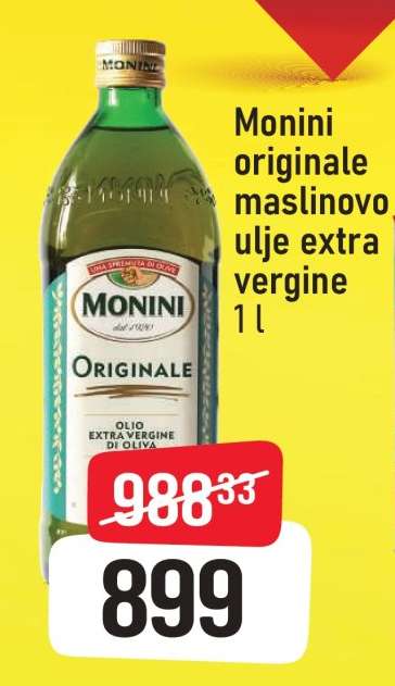 Monini originale maslinovo ulje extra vergine 1 l