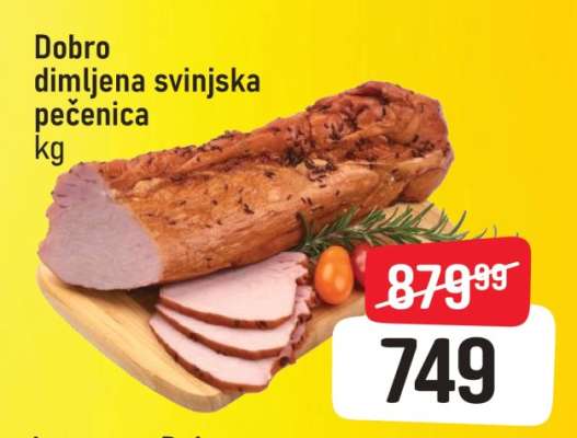 Dobro dimljena svinjska pečenica