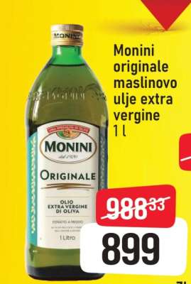 Monini originale maslinovo ulje extra vergine 1 l