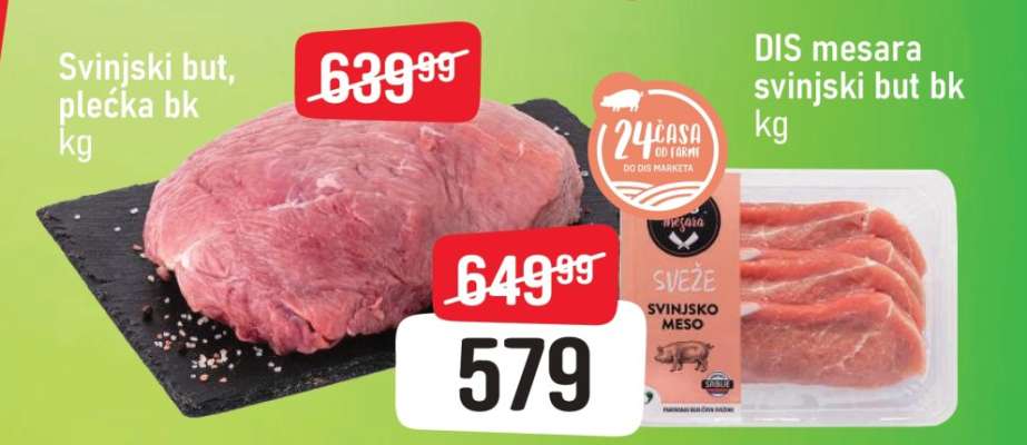 Svinjski but, plećka bk kg