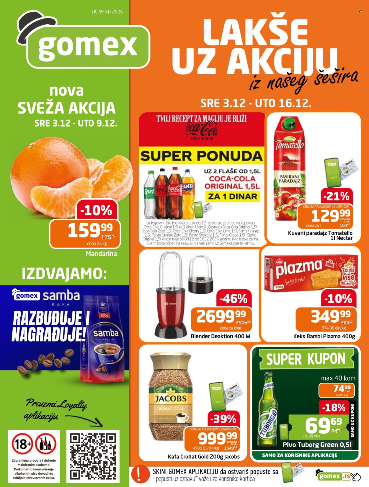 Gomex katalog - 03.12.2025 - 16.12.2025. Stranica 1