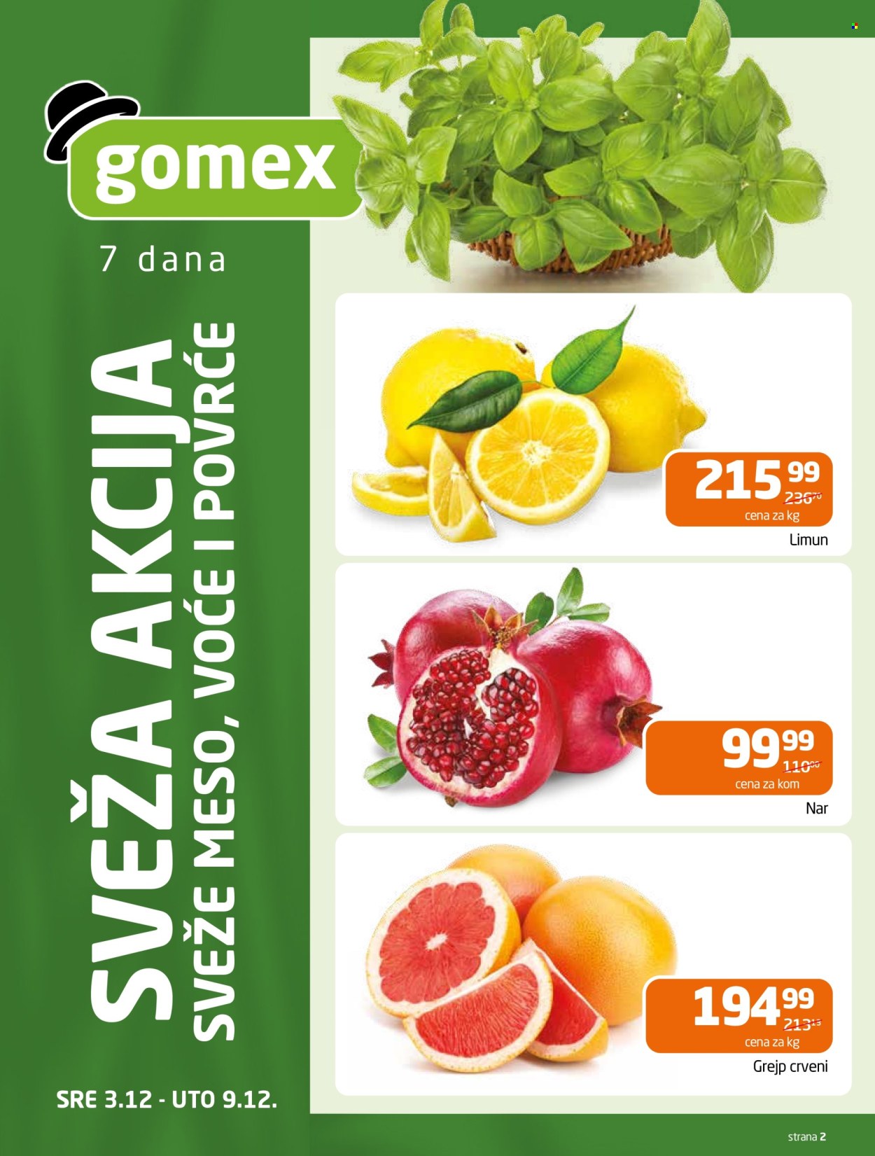 Gomex katalog - 03.12.2025 - 16.12.2025. Stranica 2