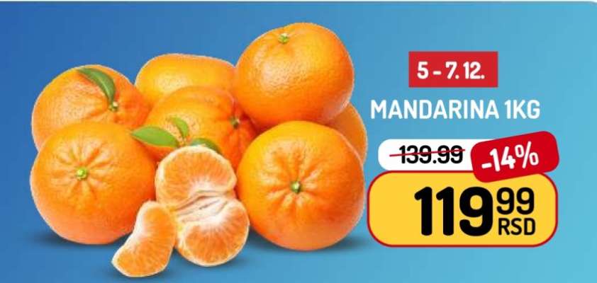 Mandarina 1kg