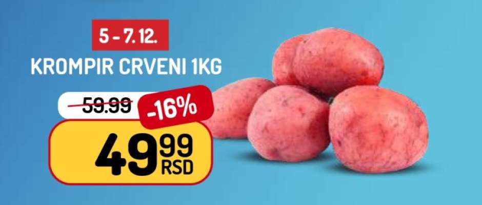 Krompir crveni 1kg