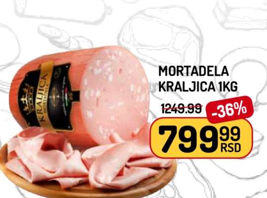 Mortadela Kraljica 1kg