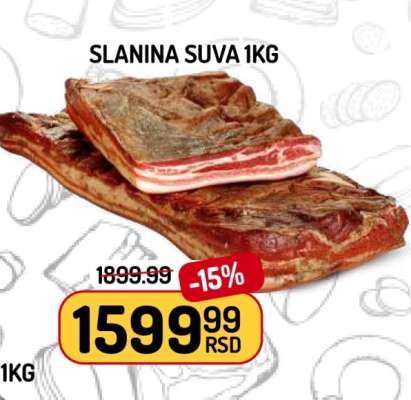 Slanina Suva 1kg