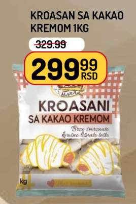 Kroasan sa kakao kremom 1kg