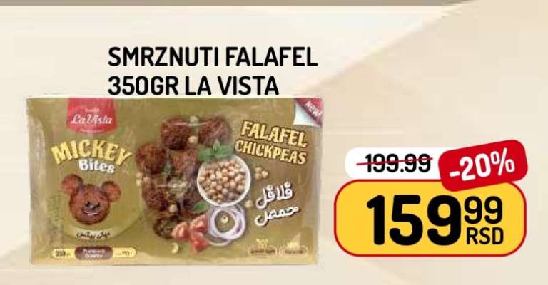Smrznuti Falafel 350gr La Vista