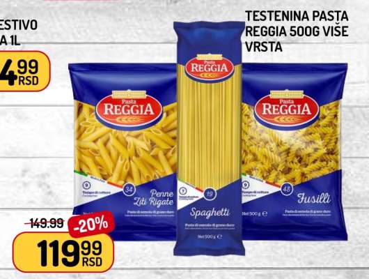 TESTENINA PASTA REGGIA 500g VIŠE VRSTA