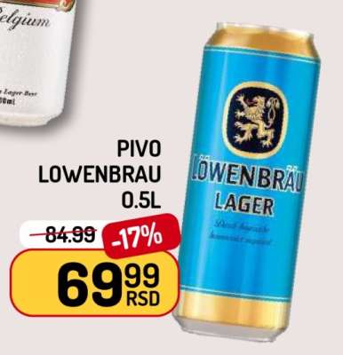 Pivo Lowenbrau 0,5l