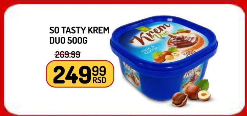 SO TASTY KREM DUO 500G