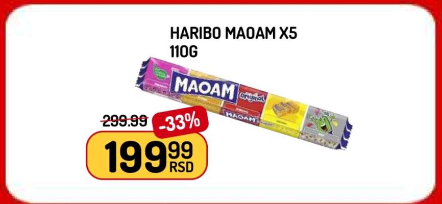 HARIBO MAOAM X5 110G