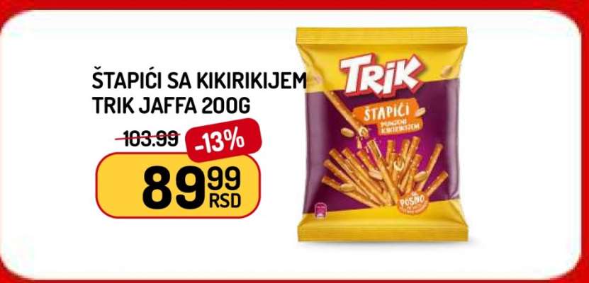 Štapići sa kikirikijem Trik Jaffa 200g