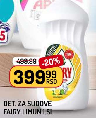 DET. ZA SUDOVE FAIRY LIMUN 1.5L
