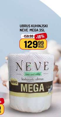 UBRUS KUHINJSKI NEVE MEGA 3sl