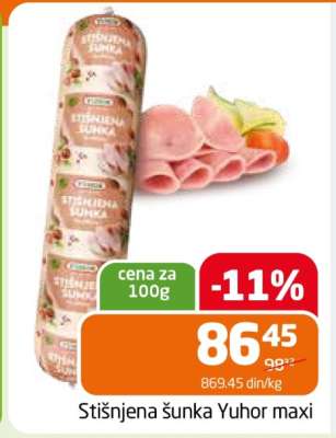 Stišnjena šunka Yuhor maxi
