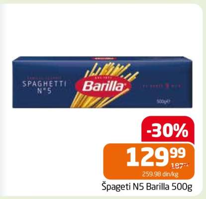 Špageti N5 Barilla 500g