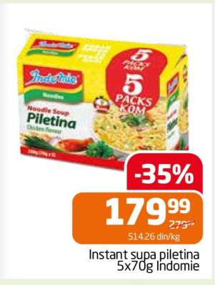 Instant supa piletina 5x70g Indomie