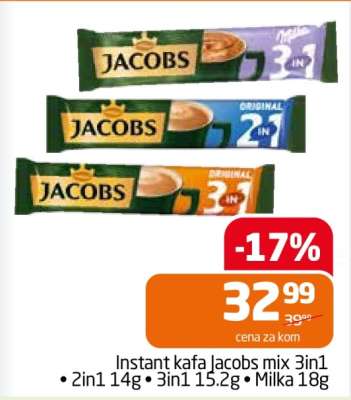 Instant kafa Jacobs mix 3in1
