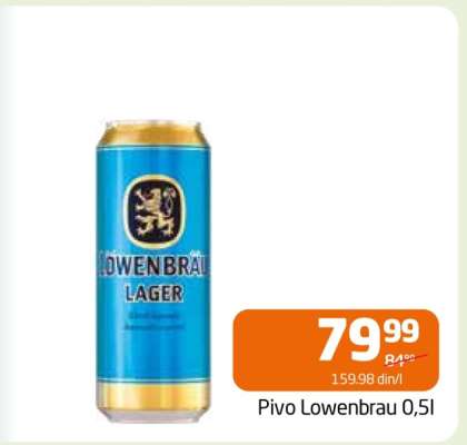 Pivo Lowenbrau 0,5l