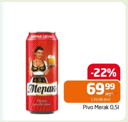 Pivo Merak 0,5l